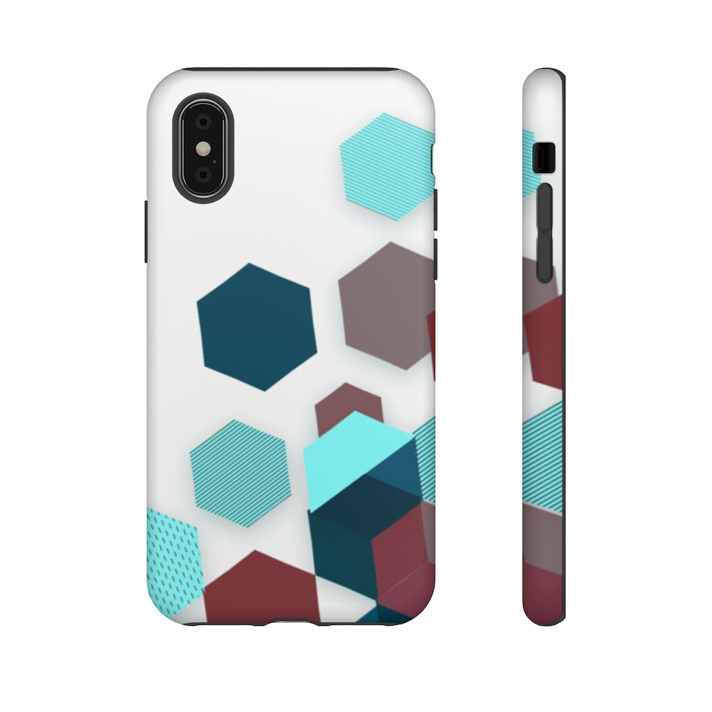 Hexagon Geometric iPhone Tough Cases