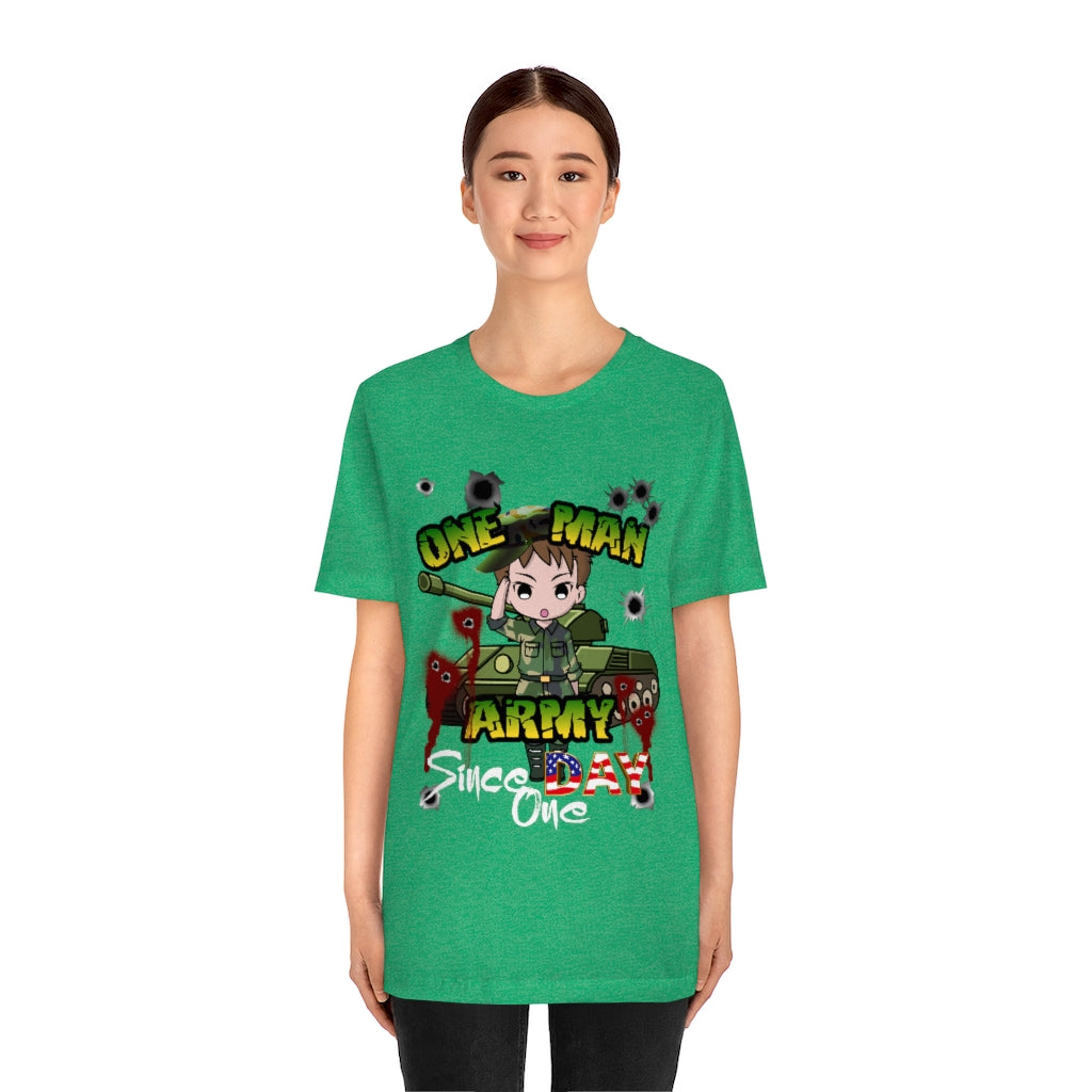 One Man Army Unisex Jersey Short Sleeve Tee