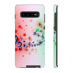 Purple Notes Music Samsung Galaxy Tough Cases