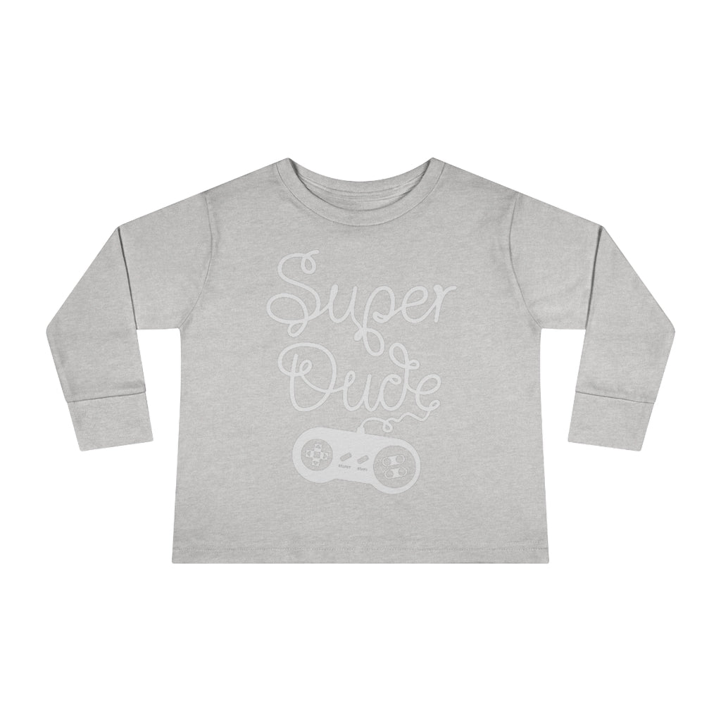 Super Dude Toddler Long Sleeve Tee