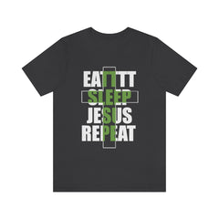 Jesus Repeat Unisex Jersey Short Sleeve Tee