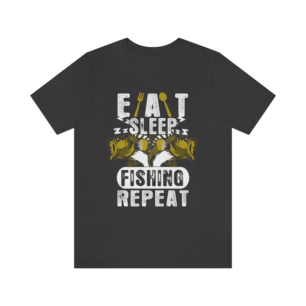 Fishing Repeat Unisex Jersey Short Sleeve Tee