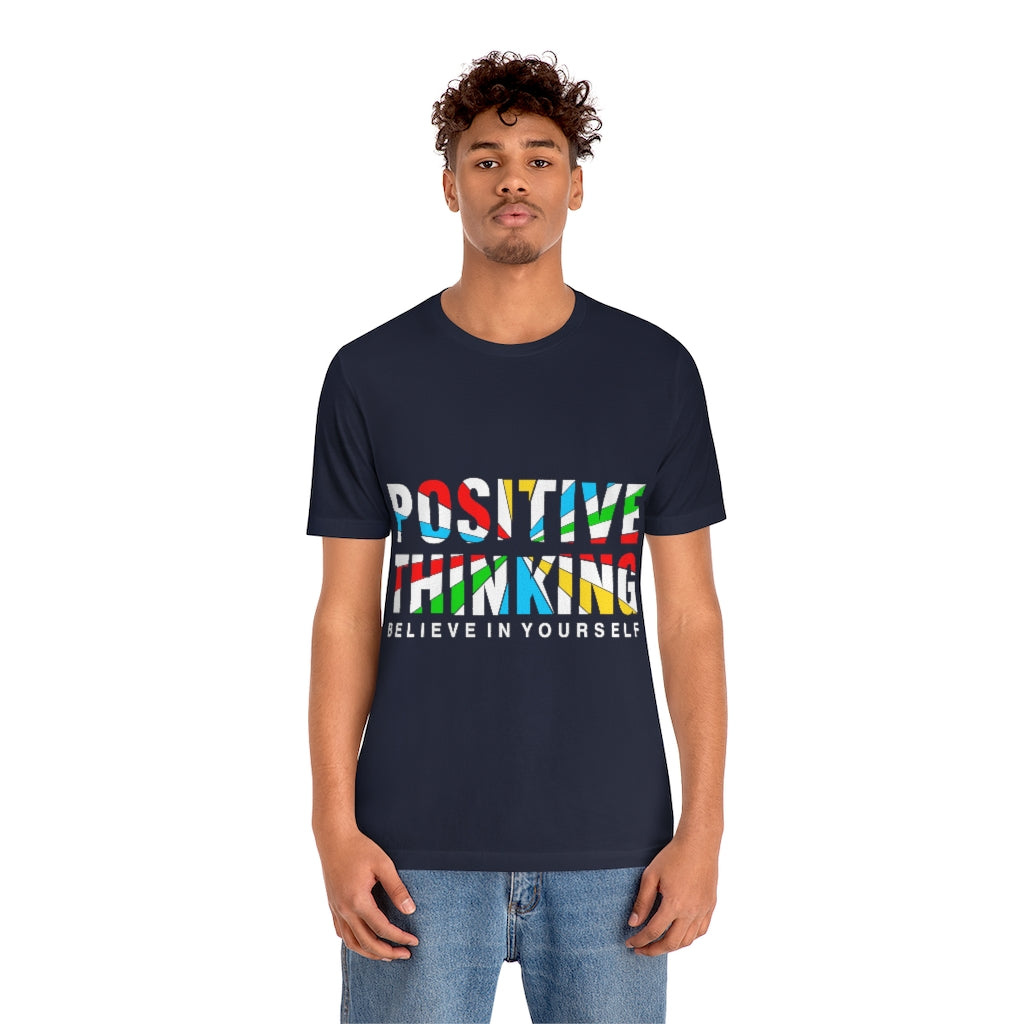 Positive Thinking Unisex Jersey Short Sleeve Tee