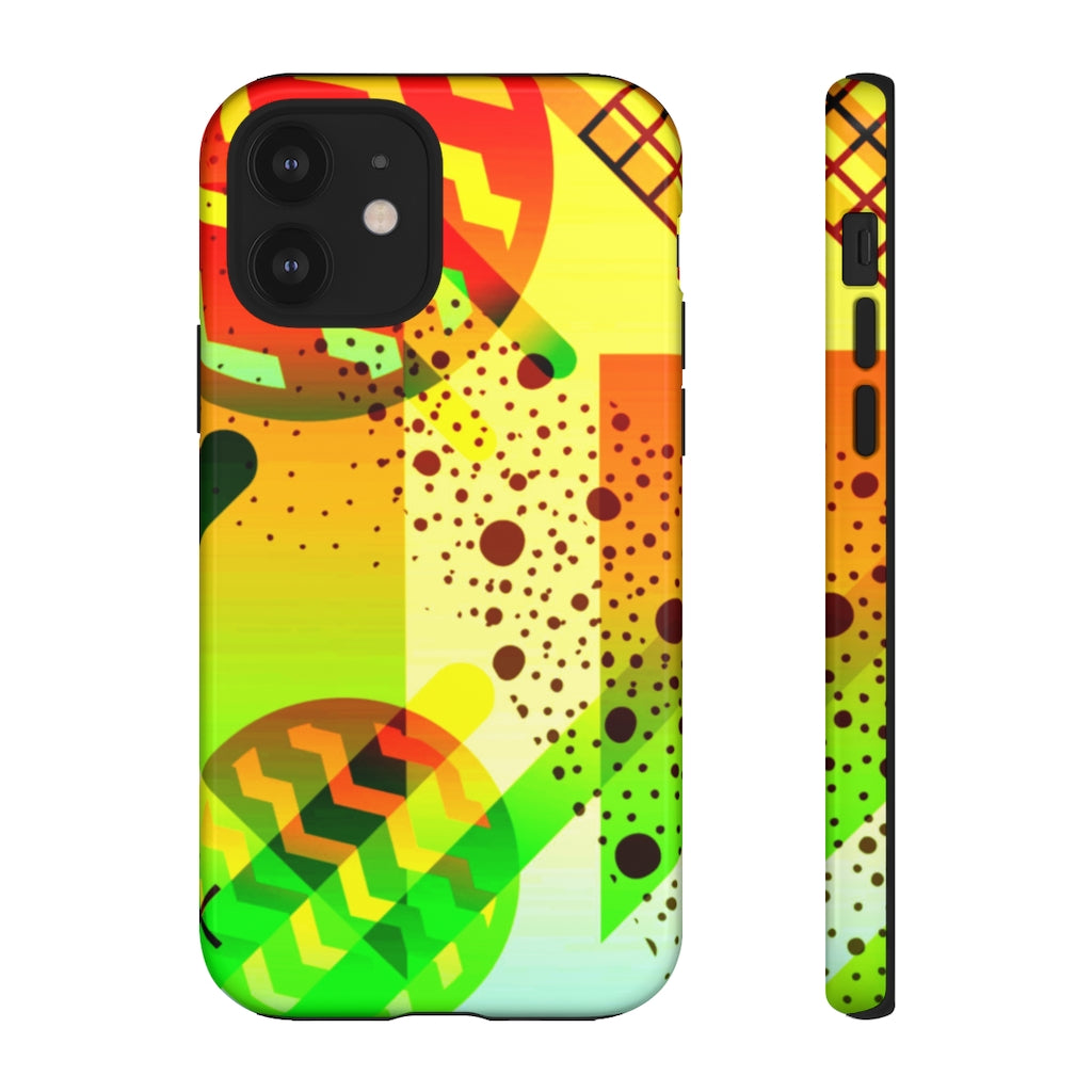 Zigzag Geometric iPhone Tough Cases