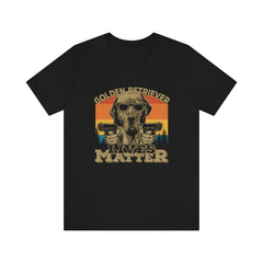 Golden Retriever Lives Matter Unisex Jersey Short Sleeve Tee