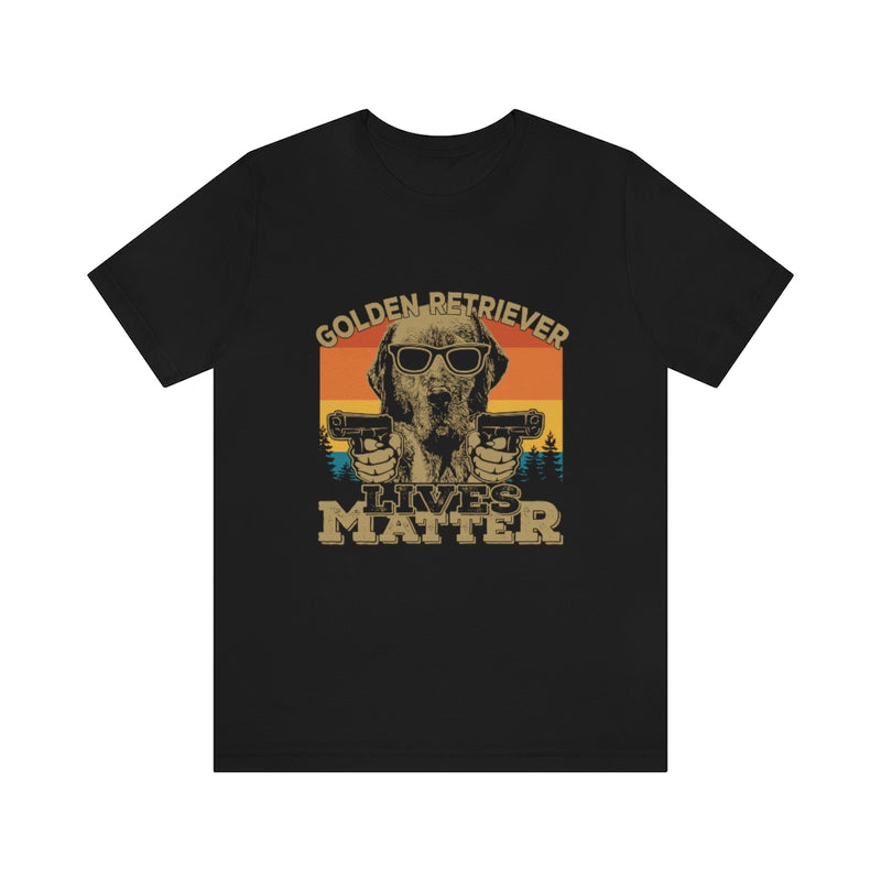 Golden Retriever Lives Matter Unisex Jersey Short Sleeve Tee