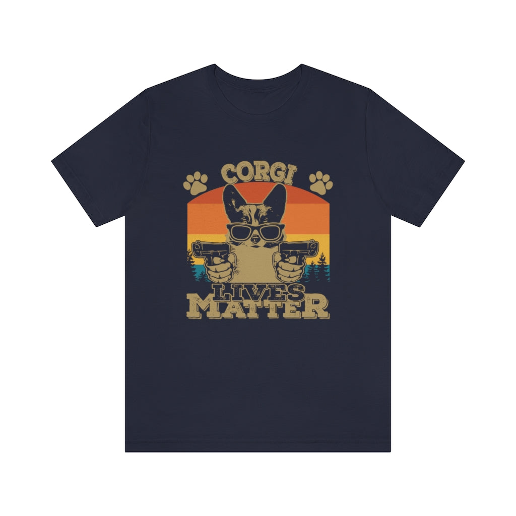 Corgi Lives Matter Unisex Jersey Short Sleeve Tee