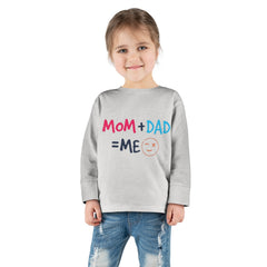 Mom Dad Me Toddler Long Sleeve Tee