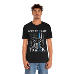 Born To Game Unisex Jersey Short Sleeve Tee
