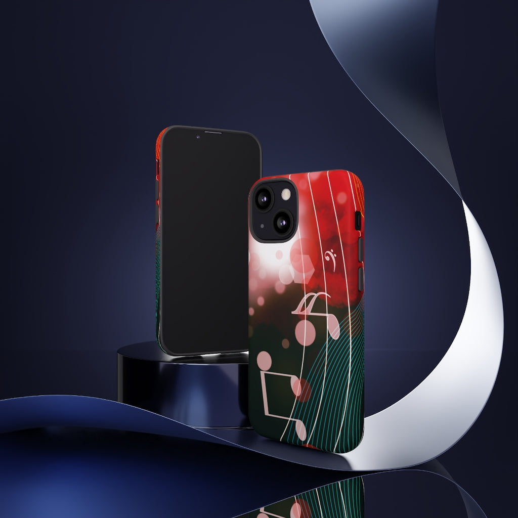 Lost Notes Music iPhone Tough Cases