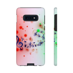 Purple Notes Music Samsung Galaxy Tough Cases
