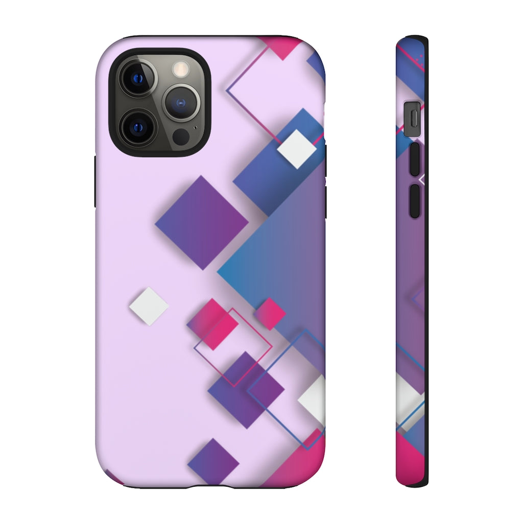 Cubed Geometric iPhone Tough Cases