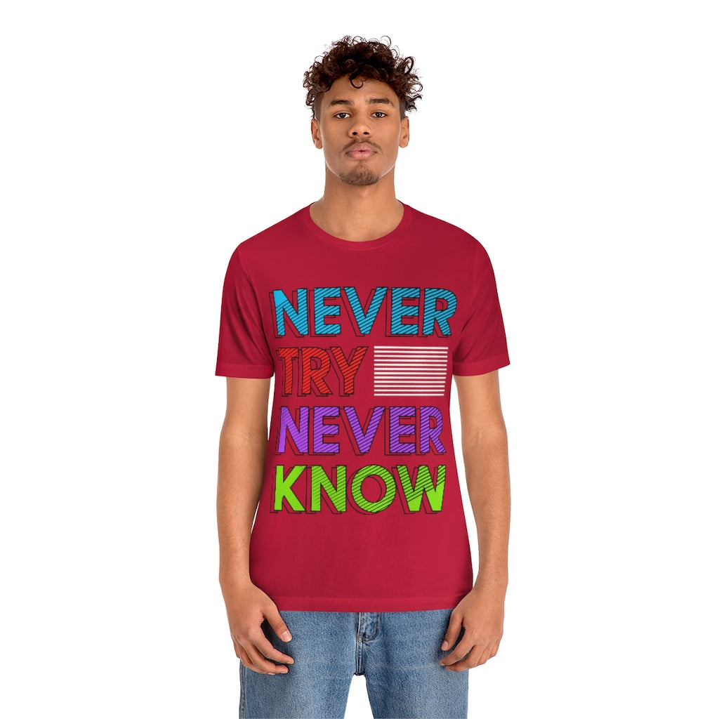 Never Know Unisex Jersey Short Sleeve Tee