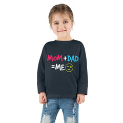Mom Dad Me Toddler Long Sleeve Tee