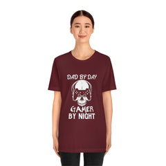 Gamer By Night Unisex Jersey Short Sleeve Tee
