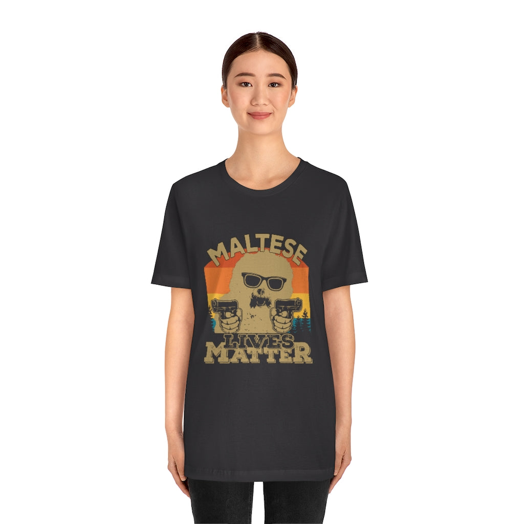 Maltese Lives Matter Unisex Jersey Short Sleeve Tee