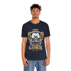 Never Underestimate Gamer Girls Unisex Jersey Short Sleeve Tee