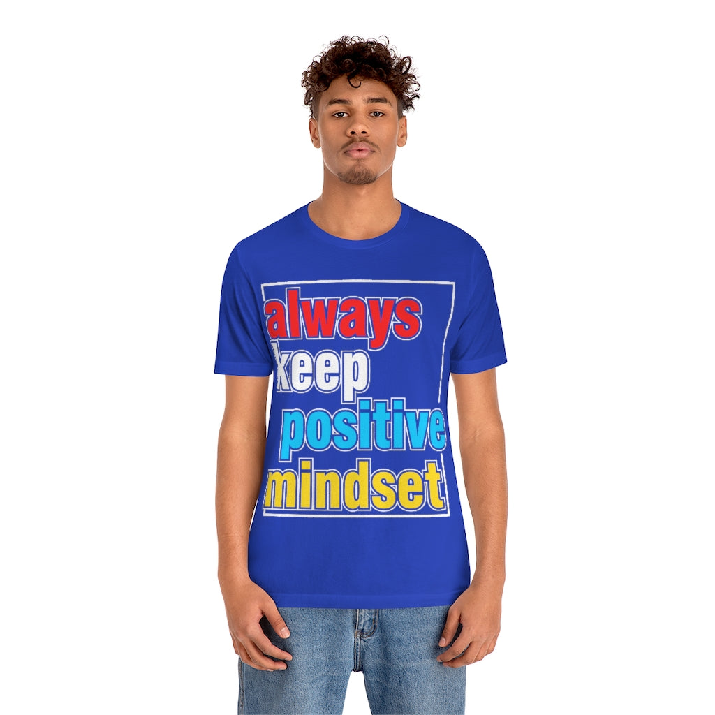 Positive Mindset Unisex Jersey Short Sleeve Tee