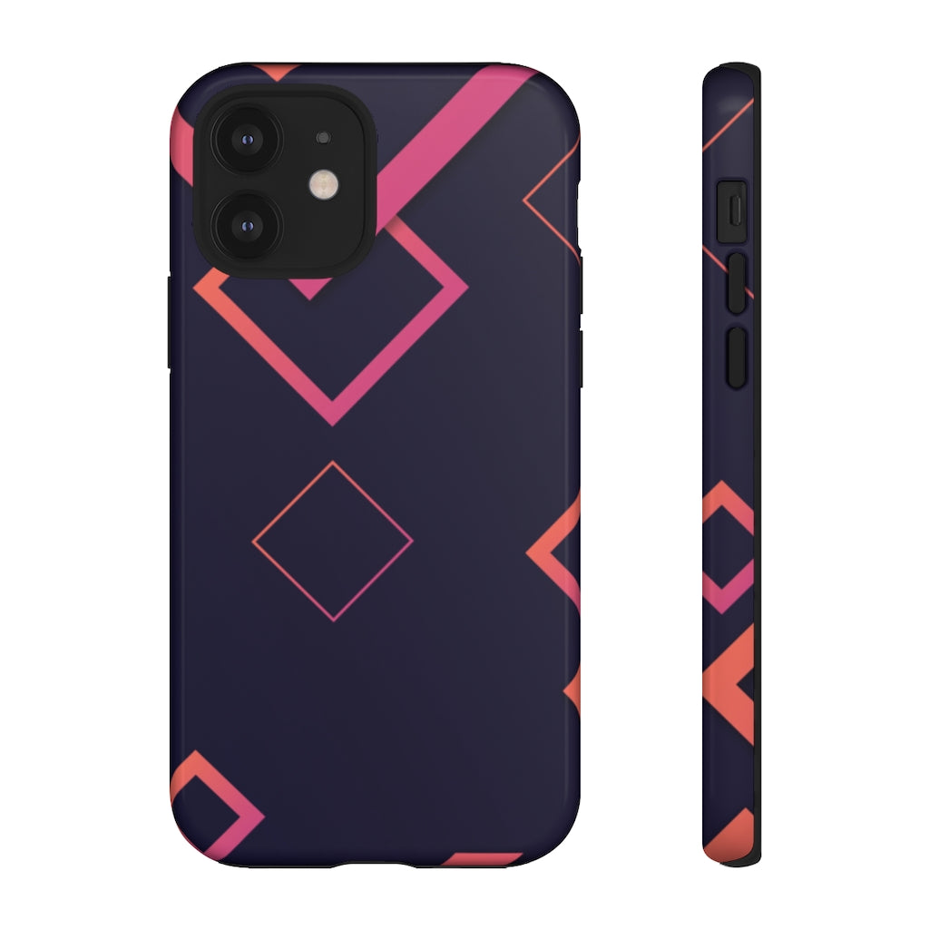 Boxed Geometric iPhone Tough Cases