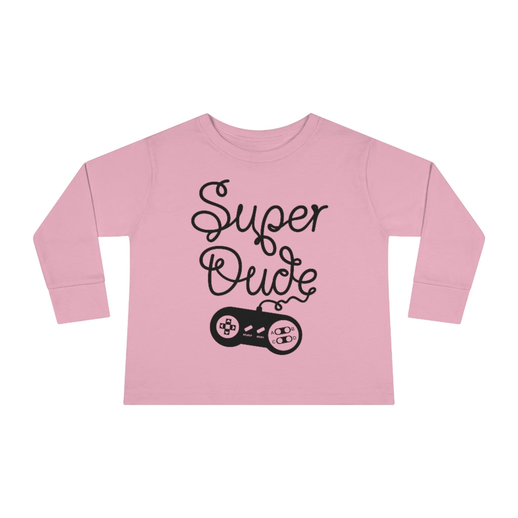 Super Dude Toddler Long Sleeve Tee