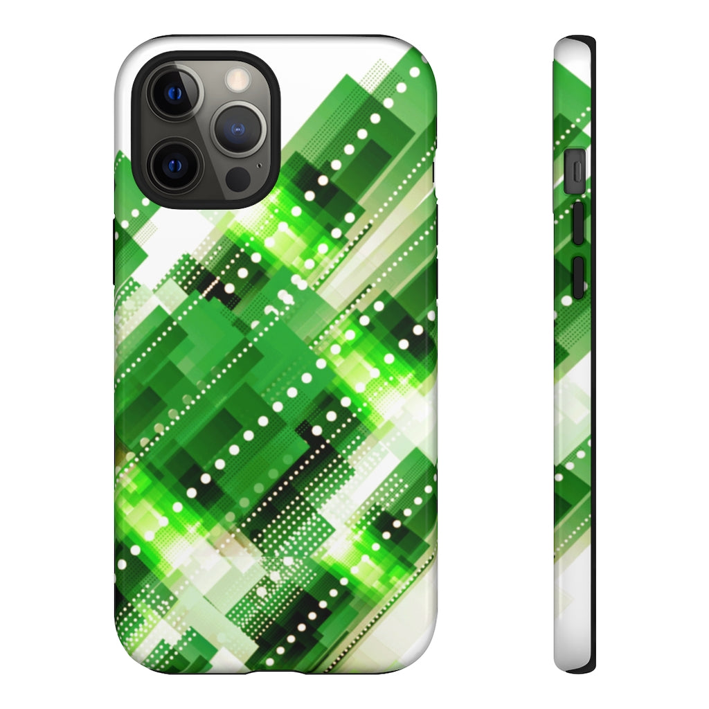 Ribbon Geometric iPhone Tough Cases