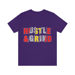 Hustle And Grind Unisex Jersey Short Sleeve Tee