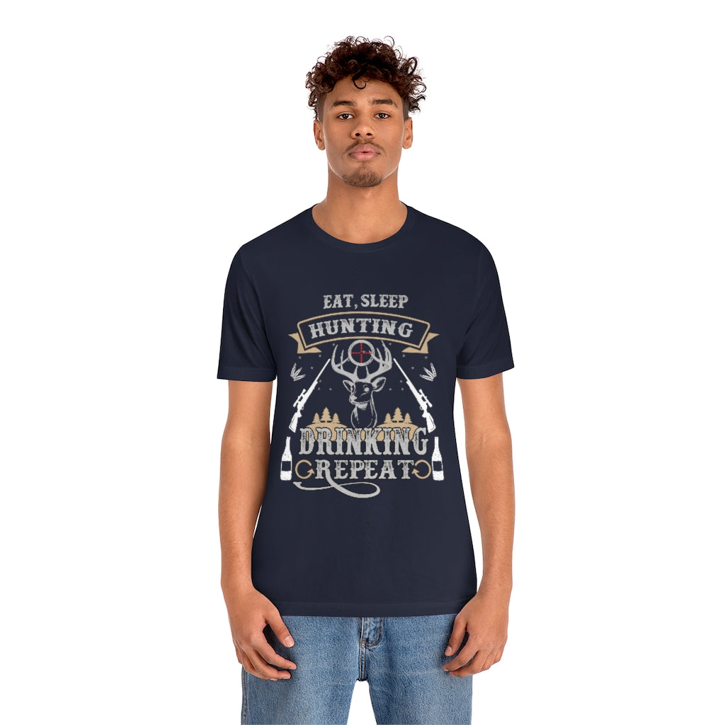 Hunting Repeat Unisex Jersey Short Sleeve Tee