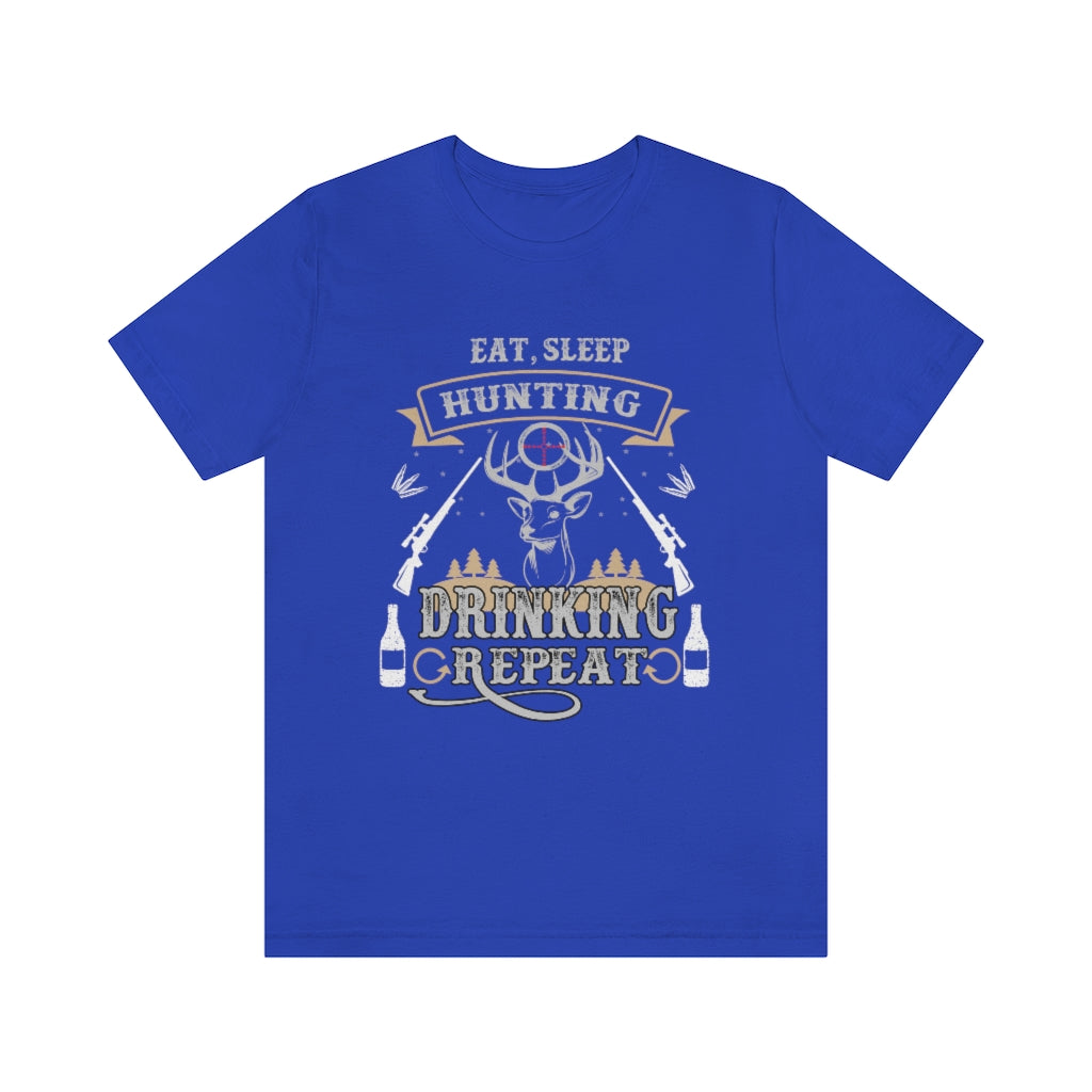 Hunting Repeat Unisex Jersey Short Sleeve Tee