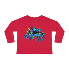 Think Differently Toddler Long Sleeve Tee