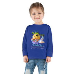 Team Work Toddler Long Sleeve Tee
