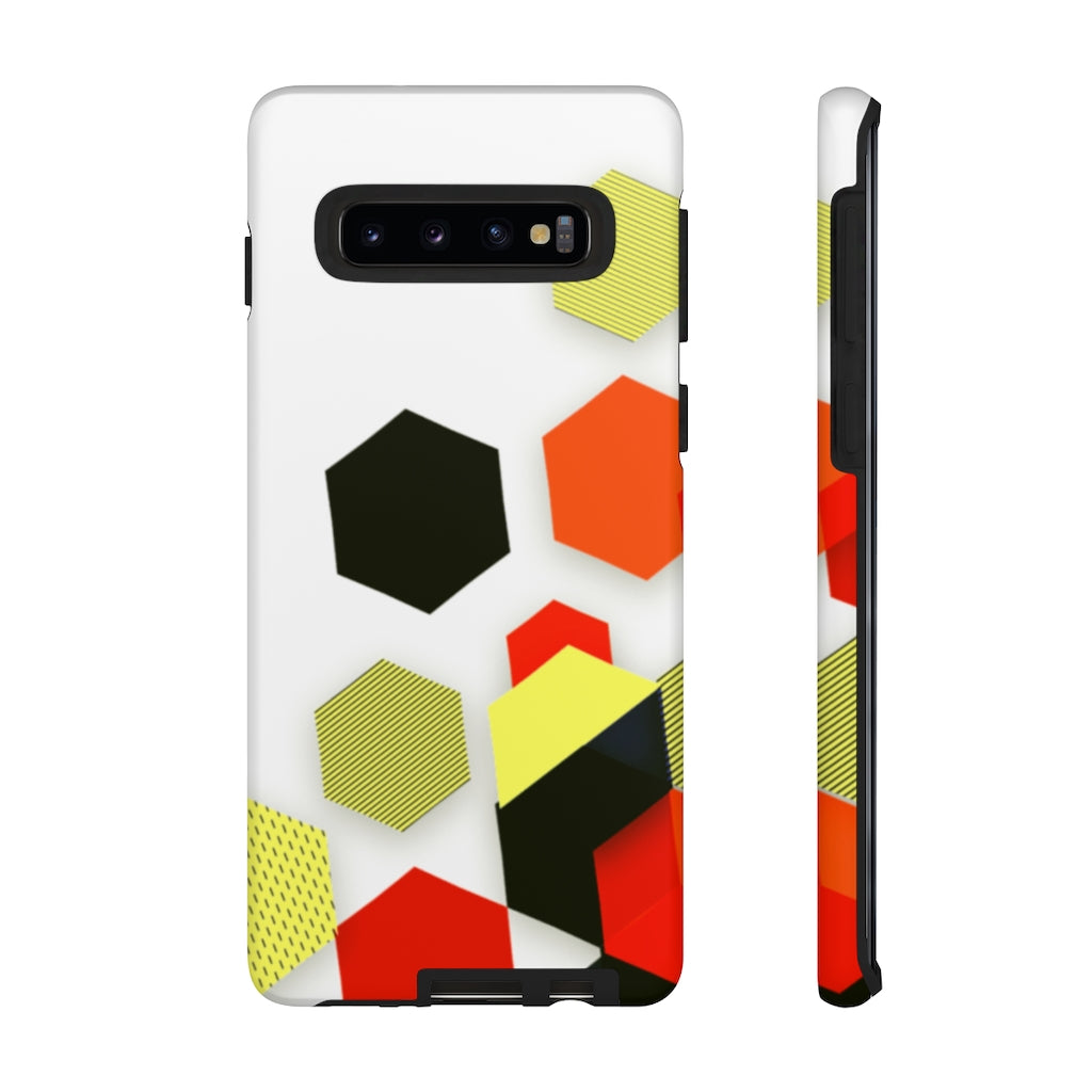 Hexagon Geometric Samsung Galaxy Tough Cases