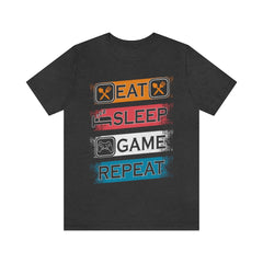 Gaming Repeat Unisex Jersey Short Sleeve Tee
