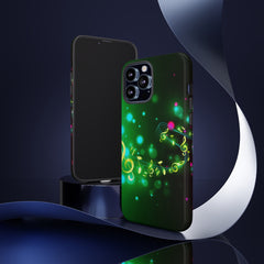 Golden Notes Music iPhone Tough Cases