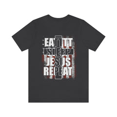 Jesus Repeat Unisex Jersey Short Sleeve Tee