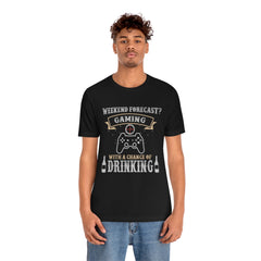 Weekend Forecast Unisex Jersey Short Sleeve Tee