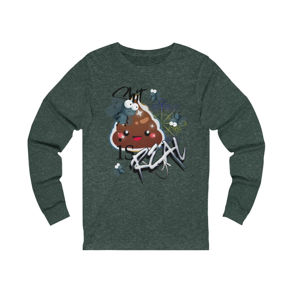 Shit Is Real Unisex Jersey Long Sleeve Tee