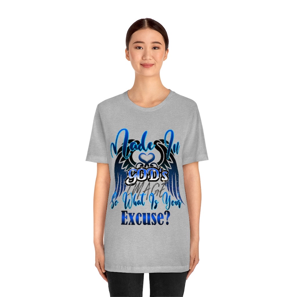 Made In Gods Image Unisex Jersey Short Sleeve Tee