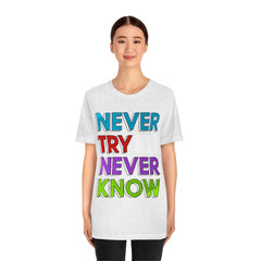 Never Know Unisex Jersey Short Sleeve Tee
