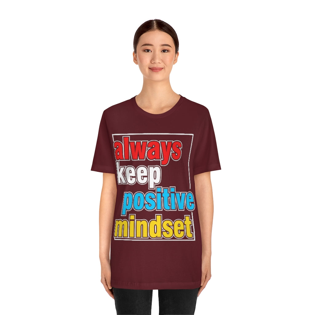 Positive Mindset Unisex Jersey Short Sleeve Tee