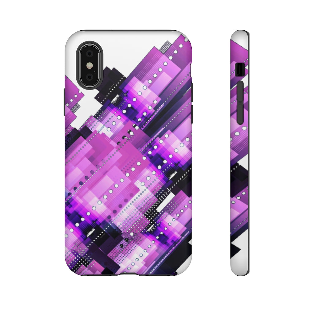 Ribbon Geometric iPhone Tough Cases