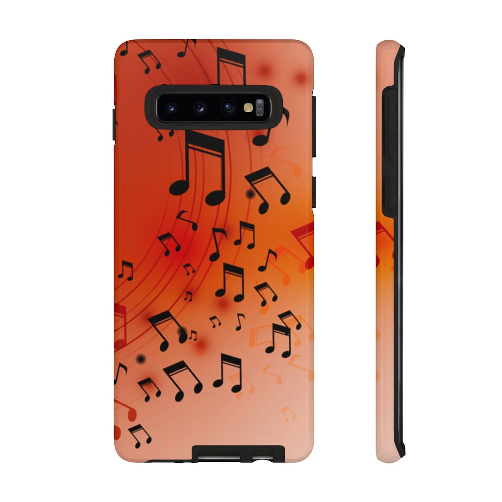 Curving Notes Music Samsung Galaxy Tough Cases