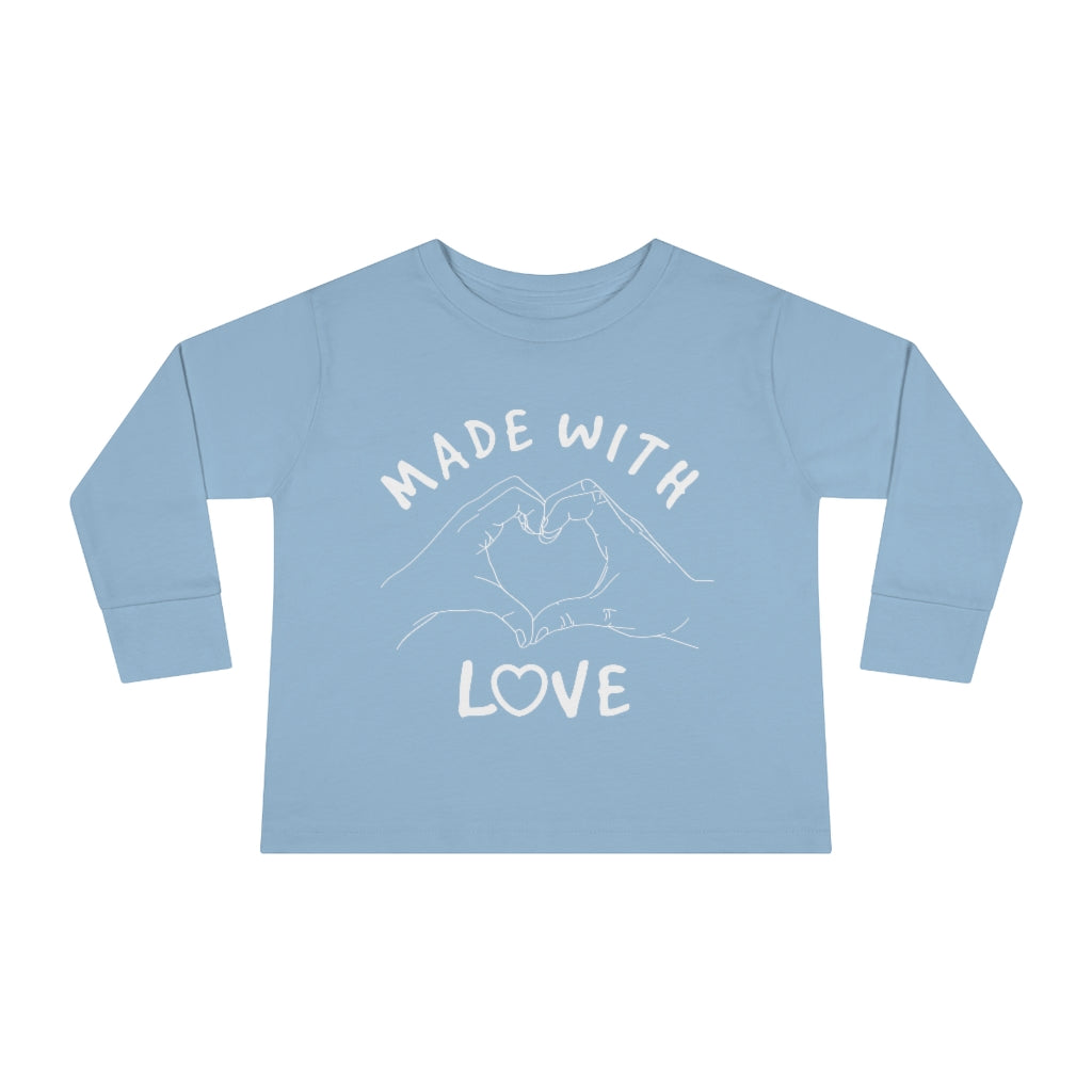 Made With Love Toddler Long Sleeve Tee