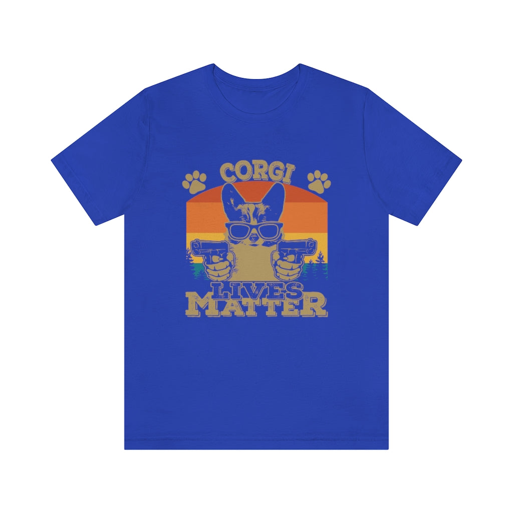 Corgi Lives Matter Unisex Jersey Short Sleeve Tee