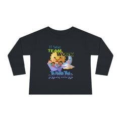 Team Work Toddler Long Sleeve Tee
