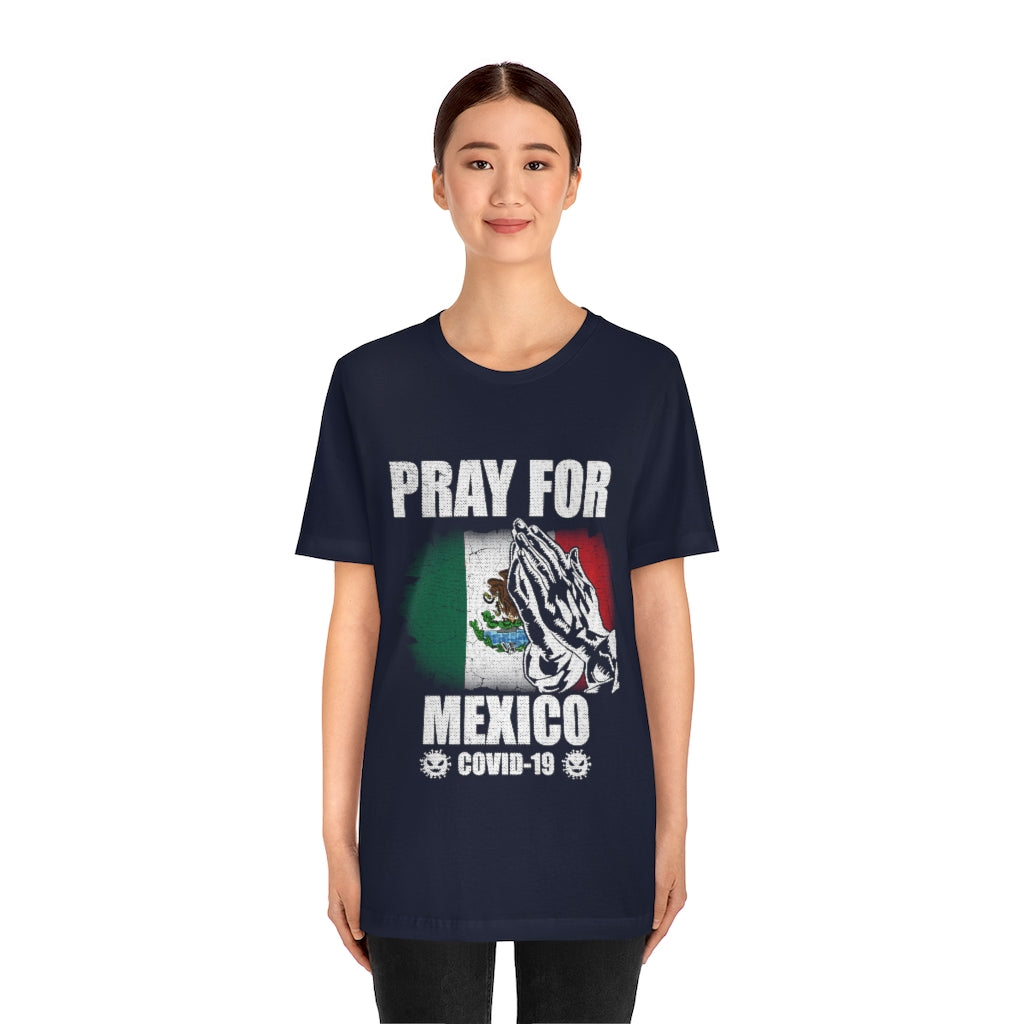 Pray For Mexico Unisex Jersey Short Sleeve Tee