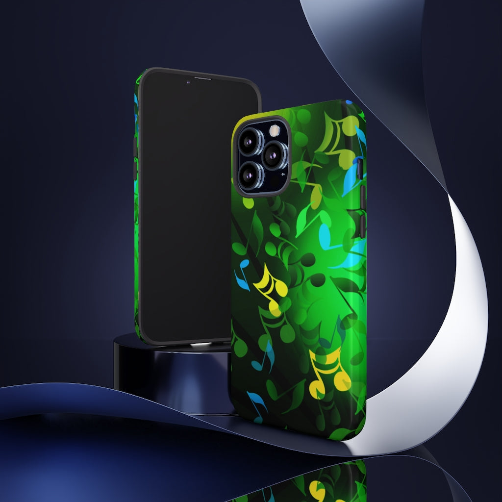 Scattered Notes Music iPhone Tough Cases