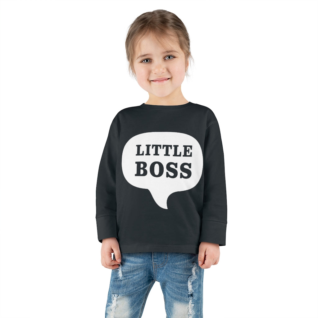 Little Boss Toddler Long Sleeve Tee