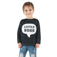 Little Boss Toddler Long Sleeve Tee
