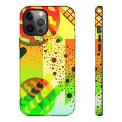 Zigzag Geometric iPhone Tough Cases