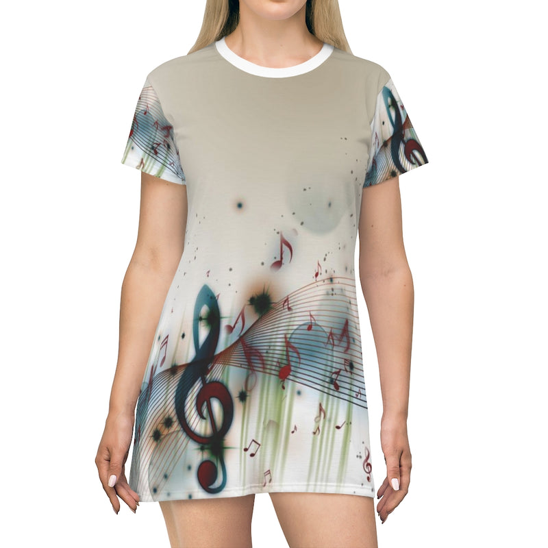 Matrix Music T-Shirt Dress